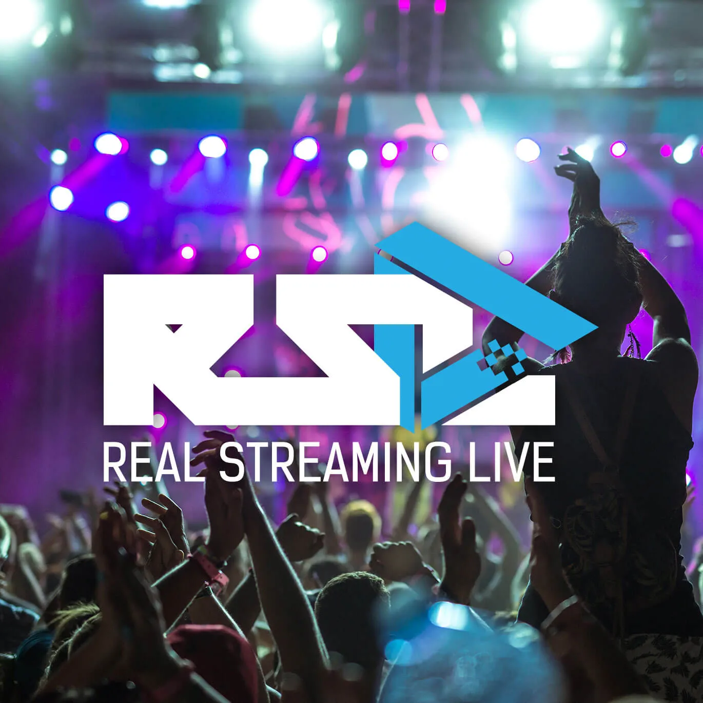 real streaming live logo